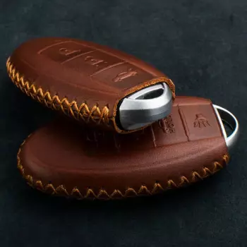 1 шт., чехол для автомобильного ключа, из натуральной кожи, для Infiniti EX FX G37 Q60 QX50 QX70 QX80