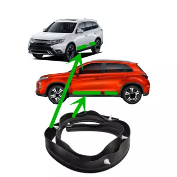 Цельный резиновый уплотнитель дверцы для Outlander 2013-2019 5725A289 GF GG, уплотнитель для Asx RVR GA, защита от дождя 2010-2020 5725A290