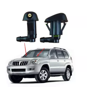 1 шт. омыватель переднего стекла для Toyota Land Cruiser Prado 120 2003-2008 85381-44010 насадка для распыления воды ветрового стекла для Gx470