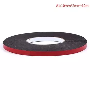 1 рулон черный супер сильный самоклеющиеся автомобиля пены двусторонний скотч мобильный телефон пыли водостойкая лента 2 мм Толщина