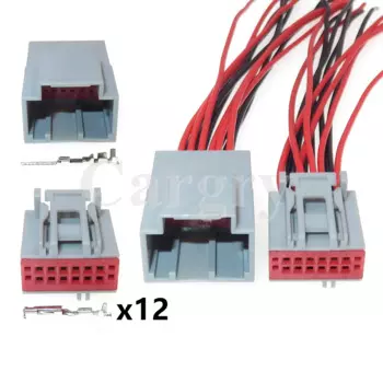 1 комплект 12P 30700-1120 30968-1127 Автомобильный штекер гнездовой разъем автомобильная проводка гнездо с проводами