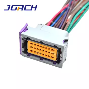 1 комплект, 24 Pin FCI ecu автомобильный электрический провод, жгуты проводов с кабелем 15 см