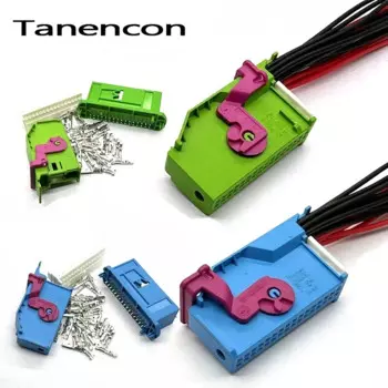 1 компл. 32-контактный 1J0972977C 1719057-1 1719058-1 Женский автомобильный разъем Ecu, приборная вилка для приборной панели для Audi VW Seat Skoda