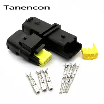 1 комплект, 3-контактный 211PL032S0049 211PC032S0049, автомобильный резервуар для воды, разъем для воды, температура, женский и мужской разъем датчика для Peugeot Citroen