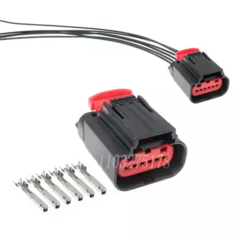 1 комплект, 6 контактов 1438153-5 1-1419168-2, датчик положения педали акселератора, педаль газа, автоматический разъем для FORD