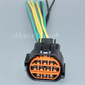 1 шт., 10 контактов, светодиодсветодиодный Автомобильная розетка для Hyundai KIA K2 IX35, автомобильный водонепроницаемый разъем