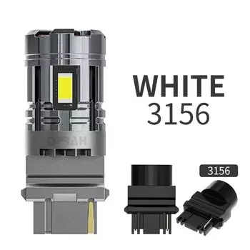 1 шт. 1156 ba15s P21W 1157 BAY15D светодиодная лампа Canbus без ошибок P21/5W T20 7443 7440 W21W WY21W указатель поворота задний фонарь белый