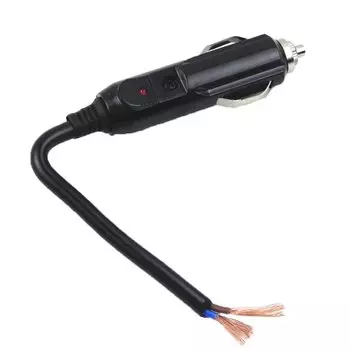 1 шт., 12 В, 24 В, авто 5 А, мужской автомобильный прикуриватель, светодиодная розетка, разъем-адаптер для автомобиля/фургона, двигатель автомобиля, автомобильные аксессуары