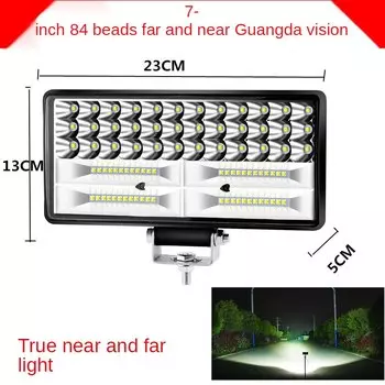 1 шт. 12 В-80 В мотоцикл электромобиль светодиодные фары рабочий свет супер яркая трехколесная лампа блики четырехколесный автомобильный прожектор