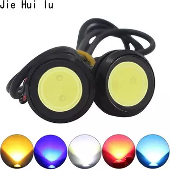 1 шт., 12 В, фонарь с орлиным глазом диаметром 18 мм, фонарь высокой мощности, автомобильная противотуманная лампа, резервная лампа DRL, автомобильный Стайлинг, дневные фонари для коридора, фонари для парковки