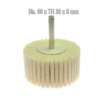 1 шт. 1/4" 6 мм хвостовик шерстяной войлочный лепестковый диск щетка дрель шлифовальная машина аксессуары для металла пластиковых форм тонкая полировка