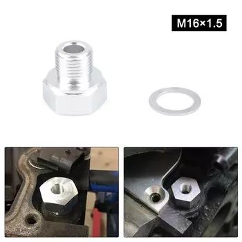 1 шт. 1/8 NPT адаптер давления масла фитинг LS своп датчик адаптер M16x1.5