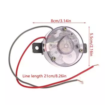1 шт. 2-проводная вращающаяся трубка для сушки таймер 5-минутный таймер 220 В DXT5 механический таймер ручка