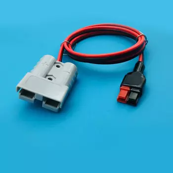 1 шт., 30A Anderson 50A Anderson, разъем 12AWG, медный провод, удлинитель для солнечной батареи, зарядный кабель 0,3 м/0,5 м/1 м/1,5 м/2 м