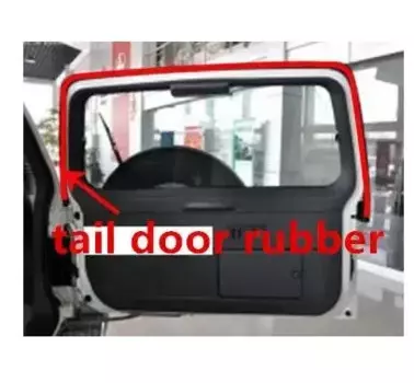 1 шт. 3 или 5 дверей резиновое уплотнение задней двери для Pajero V30, полоса задней двери для Montero V40 1989-1999 MB 669336 для Shogun V10 V20