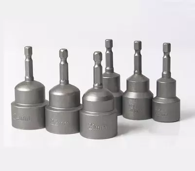 1 шт., 3 мм-24 мм, шестигранная головка, гайка, отвертка для электрических дрелей, ударные отвертки, ручные дрели, инструменты, детали, длина 65 мм