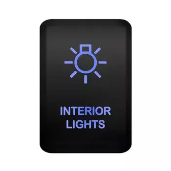 1 шт. 3A 12 В точечный светильник с дополнительной батареей, синий светодиодный кнопочный переключатель с разъемом для Toyota Kluger/Highlander Toyota 4Runner