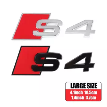1 шт. 3D ABS цифры буквы S3 S4 S5 S6 S7 S8 Эмблема для серии Audi S автомобильный брызговик задний логотип наклейка черный/серебристый Стайлинг