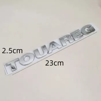 1 шт. 3D ABS для автомобиля TOUAREG, буквы на задний бампер, багажник, буквенная эмблема, наклейка, значок, наклейка, Стайлинг, автоаксессуары