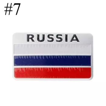 1 шт. 3D алюминиевый сплав Италия Германия Франция Россия Австралия Англия Швейцария Испания Карта национальные флаги автомобильная наклейка Car Styli