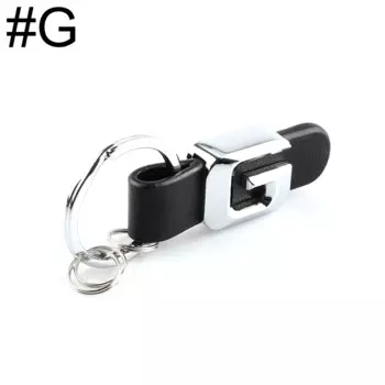 1 шт. 3D автомобильный брелок с металлическим буквенным кожаным ремешком для Mercedes Benz A B C D E G S Class автомобильный брелок кожаный брелок для ключей