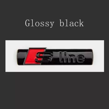 1 шт. 3D металлическая эмблема автомобиля S LINE, наклейка, значок, украшение для Audi Sline A1 A3 A4 A5 A6 A7 A8 Q2 Q3 Q5 Q7 Q8 TT S1 S3 RS5 RS6 RS7