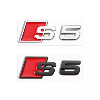1 шт. 3D металлические буквы с цифрами S3 S4 S5 S6 S7 S8 Эмблема для серии Audi S автомобильный брызговик задний логотип наклейка черный/серебристый Стайлинг