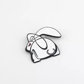 1 шт. 3D значок злого кролика, значок, автомобильные аксессуары, подходит для Volkswagen Golf 6 Scirocco Sagitar Magotan