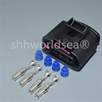 1 шт., 4-контактный разъем 3,5 серии, женский автомобильный разъем для электрической проводки 4D0 971 994 4D 0971994 Для VW Audi