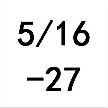 1 шт. 5/16-18 5/16-20 5/16-24 5/16-27 UNC UN UNF UNS Правый матрица TPI Инструменты для нарезания резьбы Обработка форм 5/16 - 18 20 24 27