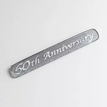 1 шт. 60-я годовщина задняя боковая Автомобильная эмблема значок 60-я годовщина Land Cruiser Prado 150 четверть наклейка на крышку багажника