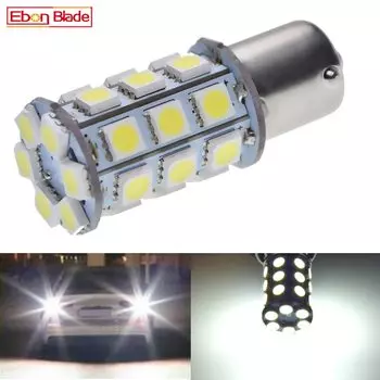 1 шт. 6 в 6 в 1156 BA15S Светодиодная лампа 27 SMD 5050 P21W резервная лампа заднего хода DRL светильник поворота для классического автомобиля мотоцикла 6000K