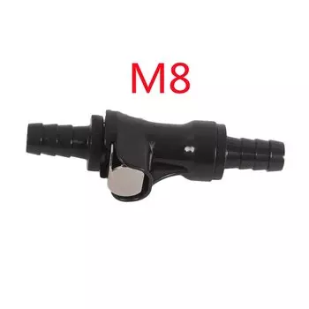 1 шт. 8 мм/6 мм быстросъемный гоночный топливный фоторазъем для мотоцикла, запорный клапан, аксессуары для бензинового шланга