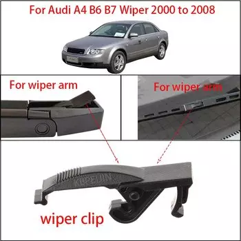 1 шт. 8E0955247 для Audi A4 B6 B7 S4 Quattro 2001 2002 2003 2004 2005 рычаг стеклоочистителя пластиковый зажим фиксированные детали аксессуары