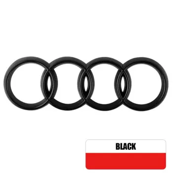 1 шт. ABS автомобильная передняя решетка задний багажник, декоративная наклейка для Audi A3 8P 8L 8V A4 B8 B6 B7 B9 A6 C6 C7 S5 A7 A5 Q7