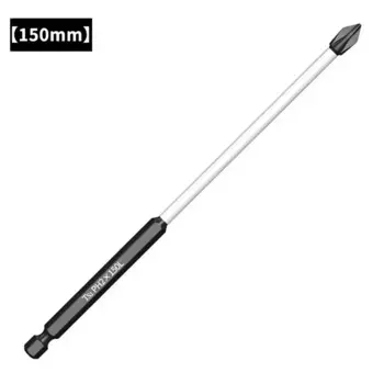 1 шт., электрическая отвертка с магнитной головкой PH2, крестообразные противоскользящие биты, ручная дрель высокой твердости 25, 50, 65, 70, 90 150 мм