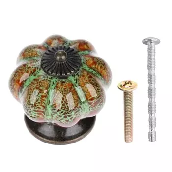 Керамическая дверная ручка DRELD с тыквой