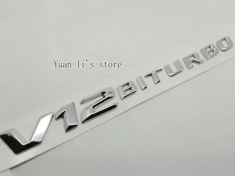 1 шт., автомобильная эмблема V8 BITURBO' для E63 ML63 CLS63 GL63 V6 BITURBO