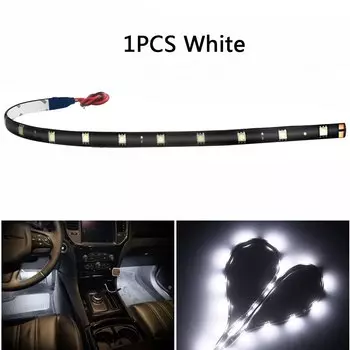 1 шт., автомобильная декоративная светодиодная ленсветильник 12 В 15 SMD 30 см