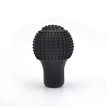 1 шт., автомобильная круглая силиконовая ручка переключения передач, ручная автоматическая нескользящая ручка рычага переключения передач, чехол, защитная палка, банка