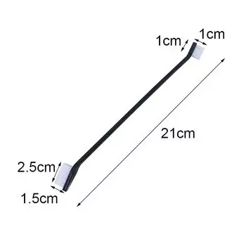 1 шт. автомобильная щетка с двойной головкой, жесткие заусенцы, щетка для колес шин, щетка для чистки автомобиля, щелевая щетка, инструменты для чистки автомобиля