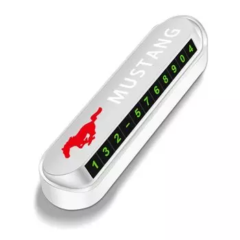 1 шт. автомобильная временная парковочная карта, значок, Стайлинг автомобиля для Mustang F10 Zapatillas Miniatura GT Shelby 2005 2015 Mujer 2012 Kuga
