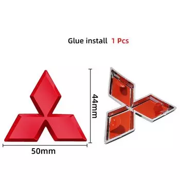 1 шт., автомобильные ABS, центральные наклейки на руль автомобиля для Mitsubishi Lancer EX Galant ASX Outlander Pajero Eclipse, значок, аксессуары