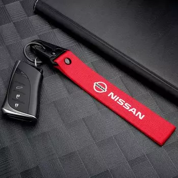 1 шт. автомобильные аксессуары, нейлоновая лямка, брелок для ключей, подвеска для ключей для Nissan Nismo Tiida Teana GTR X-Trail Xterra Juke Note