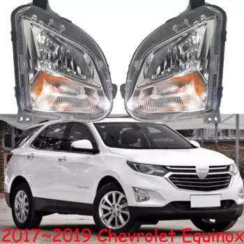 1 шт. автомобильные аксессуары, передняя фара для Chevrolet Equinox, противотуманная фара, фара 2017 ~ 2019y для Chevrolet Equinox, фара
