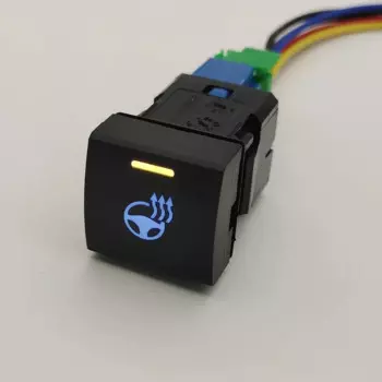 1 шт. автомобильные светодиодные противотуманные фары, рулевое колесо, обогрев, кнопка управления зеркалом заднего вида для Toyota Camry Corolla 2018 Rav4 2019 2020