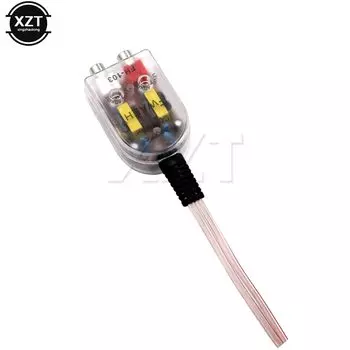 1 шт., автомобильный аудиопреобразователь для динамика в RCA