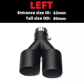 1 шт., автомобильный глушитель из нержавеющей стали