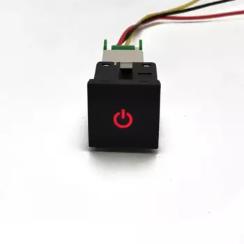 1 шт. автомобильный красный светодиодный светильник DRL, радар, включение и выключение камеры, кнопка переключения зеркала для VW Golf 6 Jetta 5 MK5 Scirocco, аксессуары