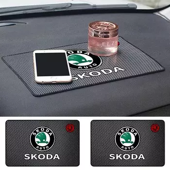 1 шт. автомобильный нескользящий коврик автомобильные аксессуары интерьерные автомобильные товары для Skodas Octavia Rapid Fabia 3 Familiar Citigo Superb 2 3 Yeti
